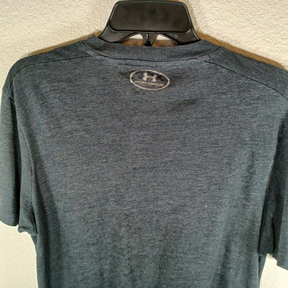 Men's Small Dark Blue Under Armour Heatgear T-Shirt - Picture 5 of 11